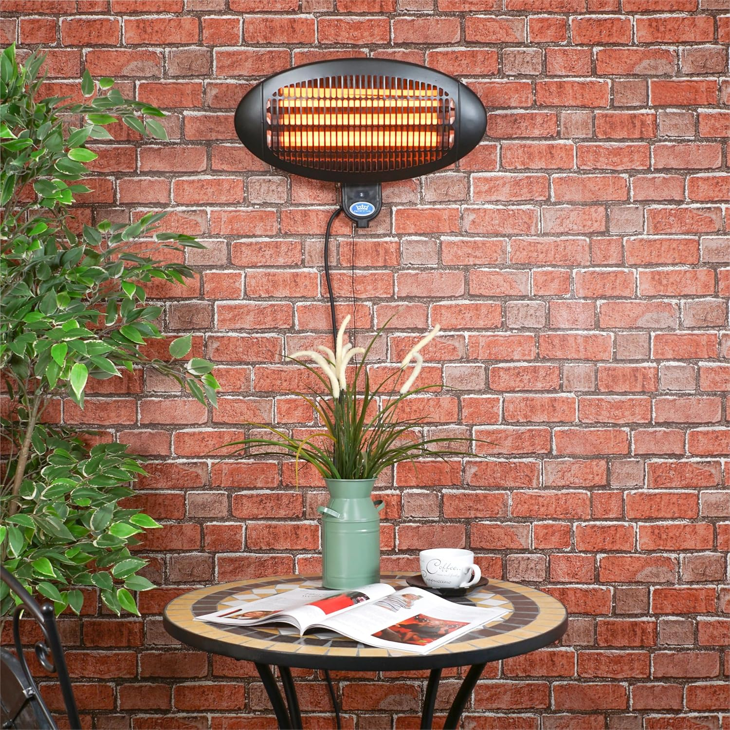 Wasserdichter Heizkörper für Pergola